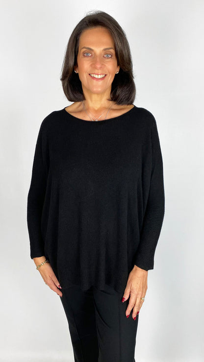 My ribbed sleeve feature-seam jumper | 4 Colours | new! AW25