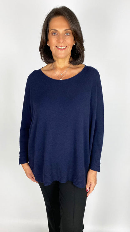 My ribbed sleeve feature-seam jumper | 4 Colours | new! AW25