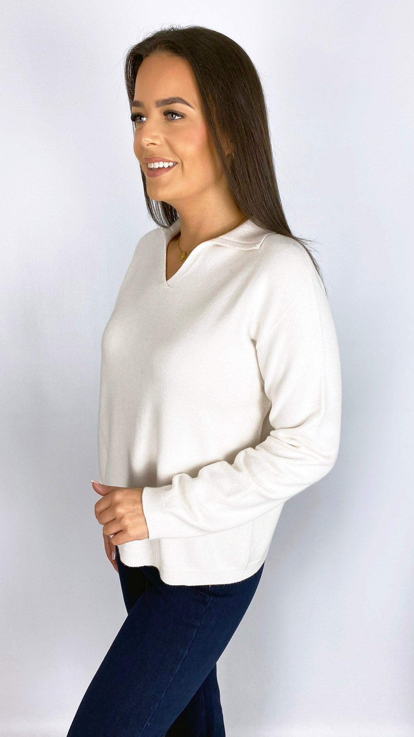 My collared v-neck jumper | 6 Colours | new! AW25