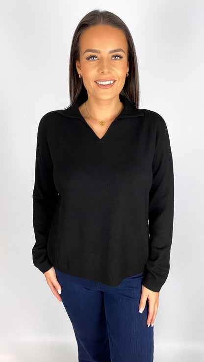 My collared v-neck jumper | 6 Colours | new! AW25