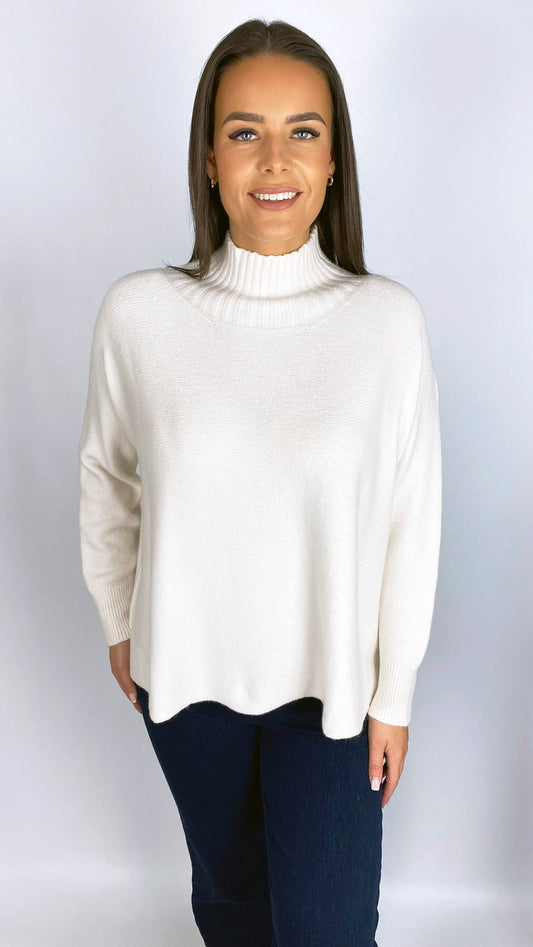 My ribbed turtle neck jumper | 4 Colours