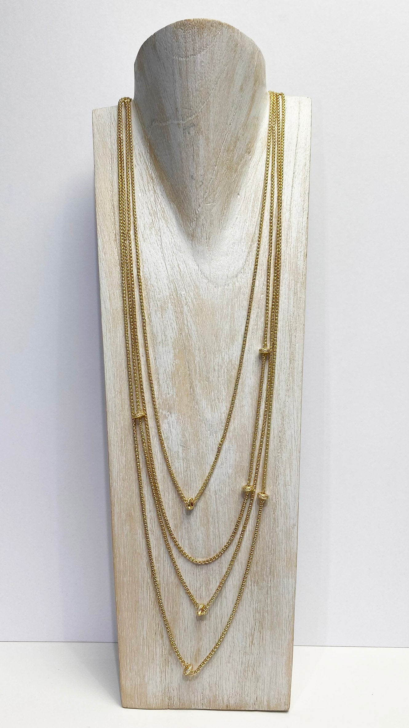 Sally long layered necklace | 2 Colours