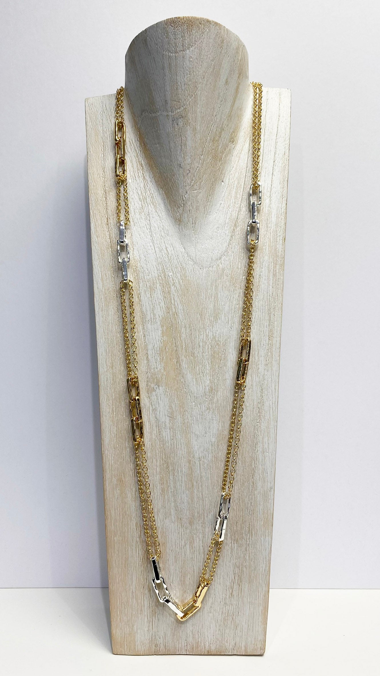 Simone long necklace | Gold/Silver