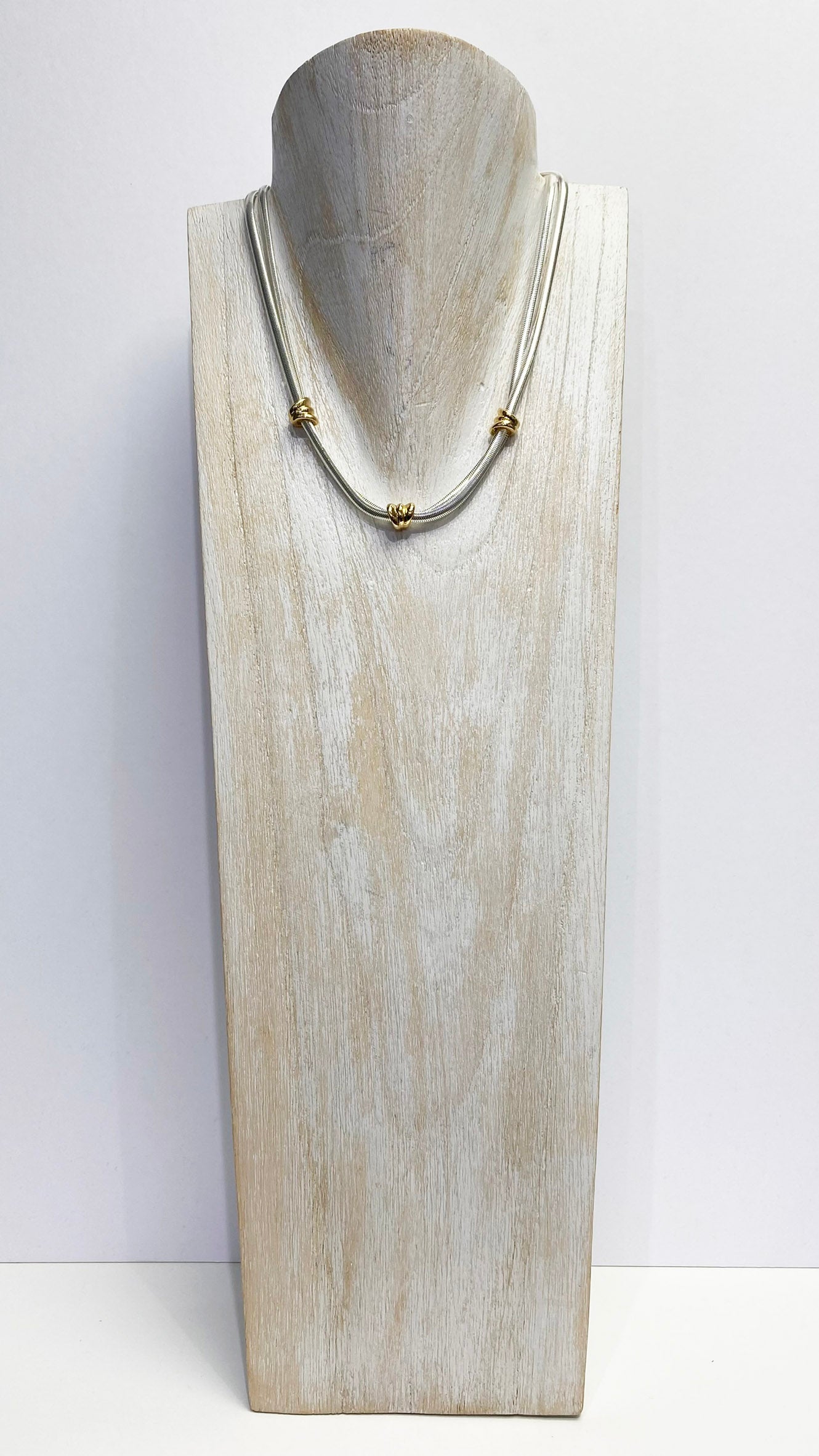 Zoe short necklace | Silver/Gold