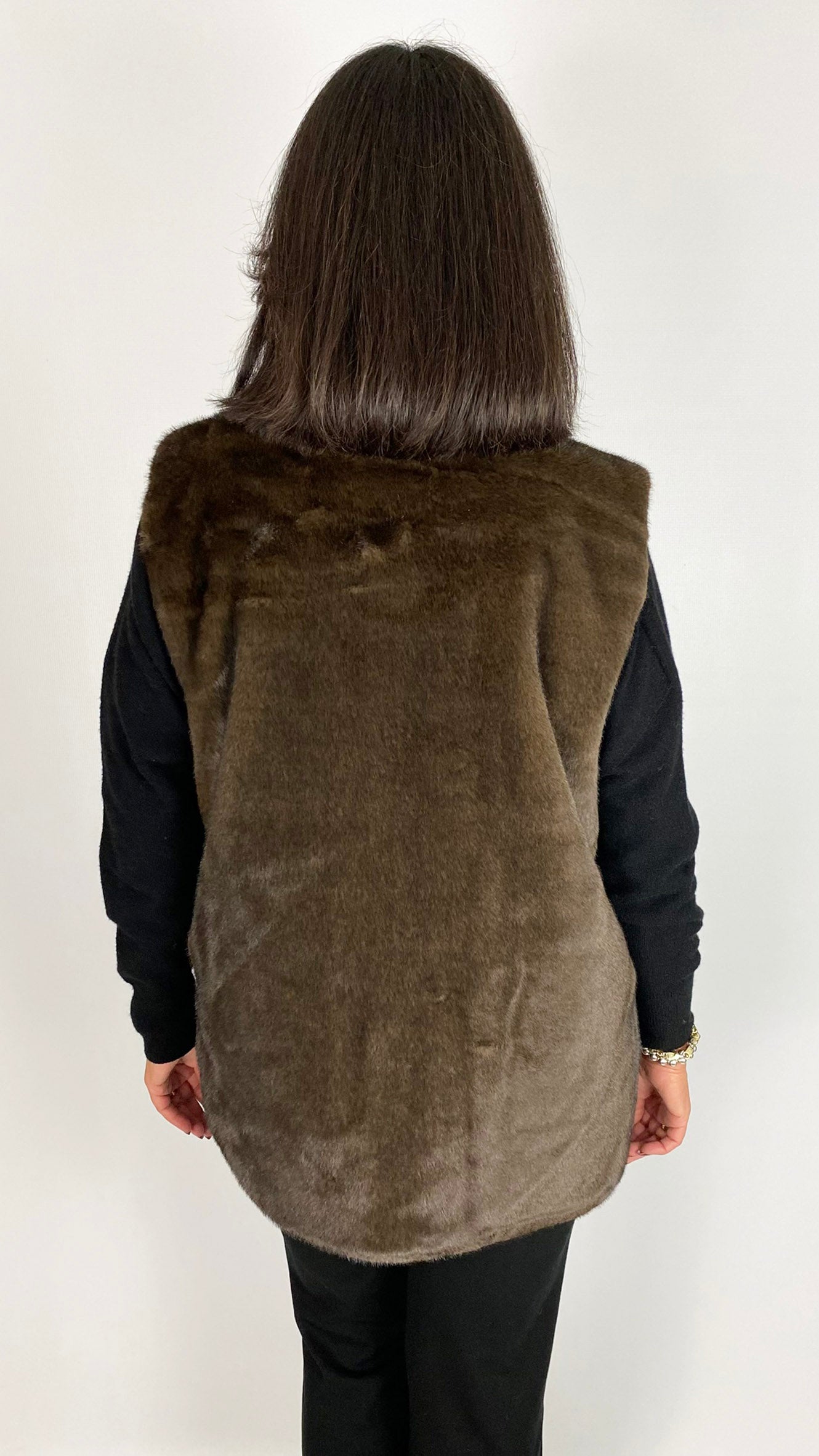 Faux fur & suedette reversible gilet | 2 Colours | by Malissa J