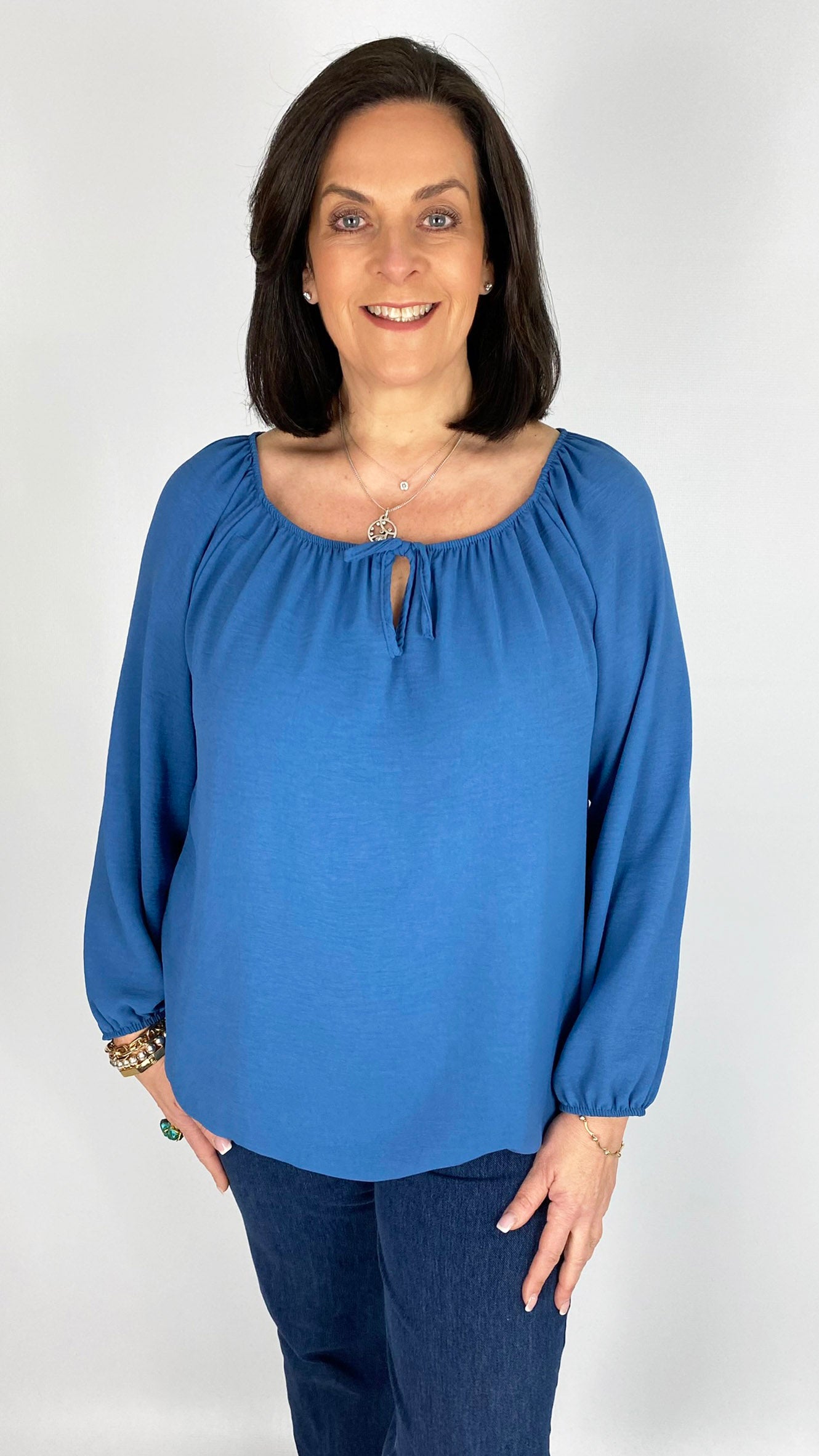 Gathered hem tie-or-not top | 10 Colours | almost gone