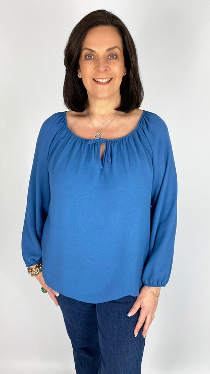 Gathered hem tie-or-not top | 10 Colours | almost gone