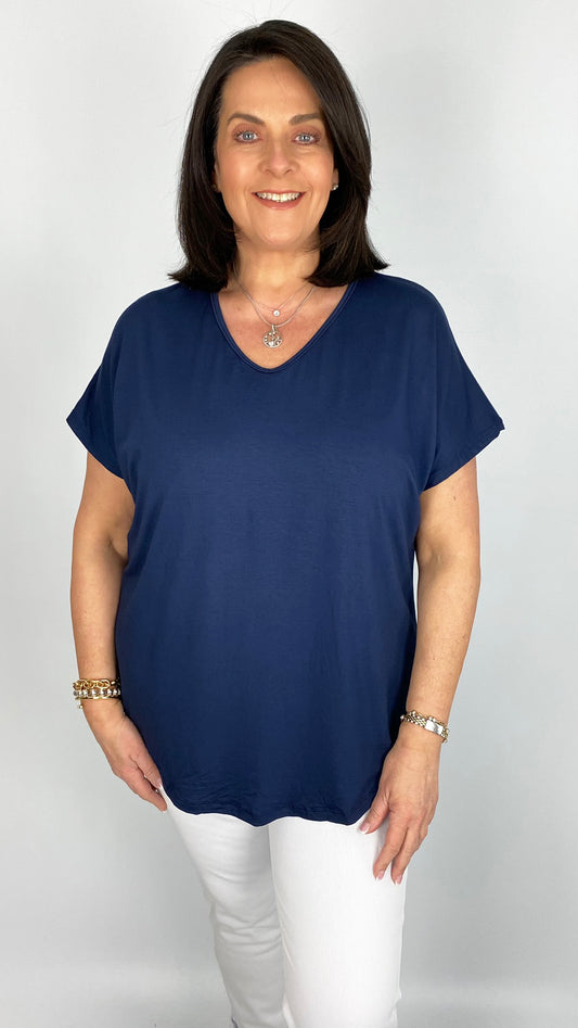 Classic Tee Top (10 Colours)- navy, white & more back in!