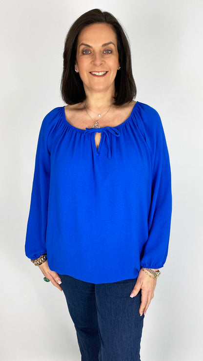 Gathered hem tie-or-not top | 10 Colours | almost gone