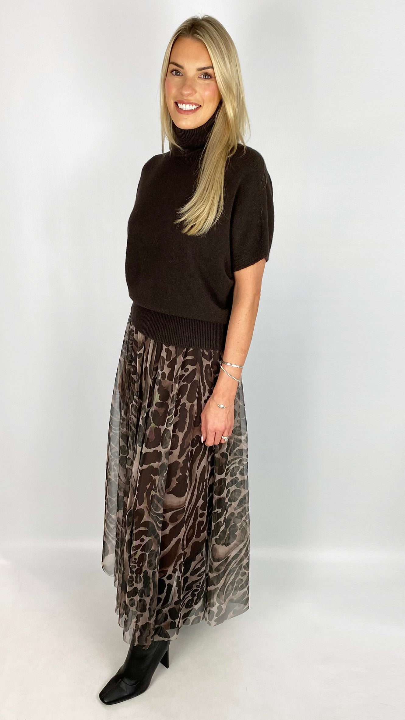Animal print tulle skirt | 2 Colours
