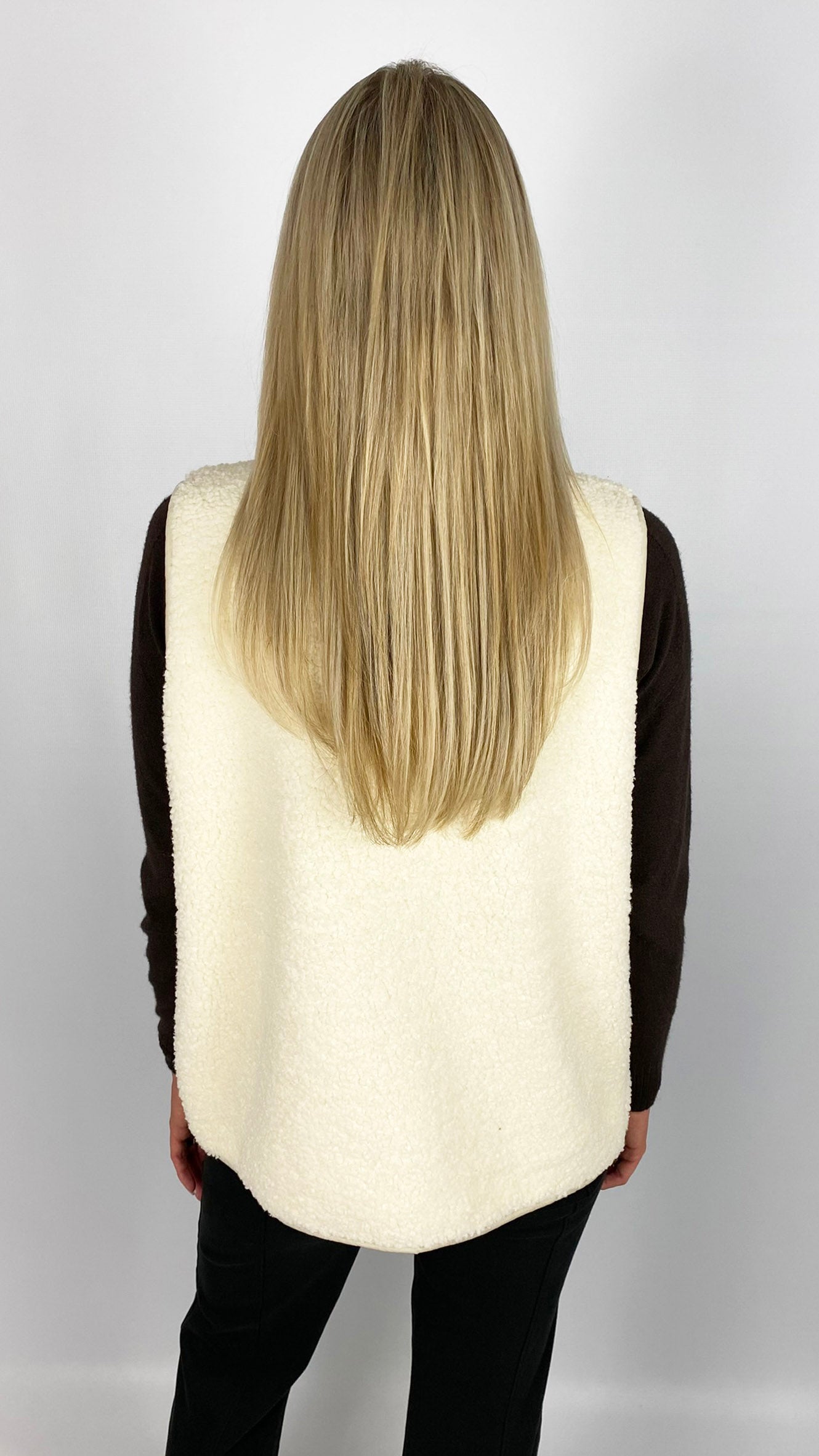 Button-through faux shearling gilet | 3 Colours