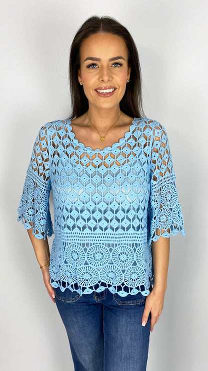 Crochet top w/ cami | 4 Colours