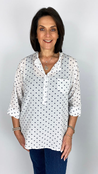 Multi star cotton shirt | 5 Colours