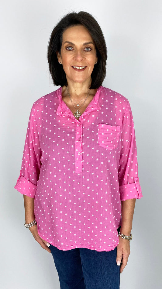 Multi star cotton shirt | 5 Colours