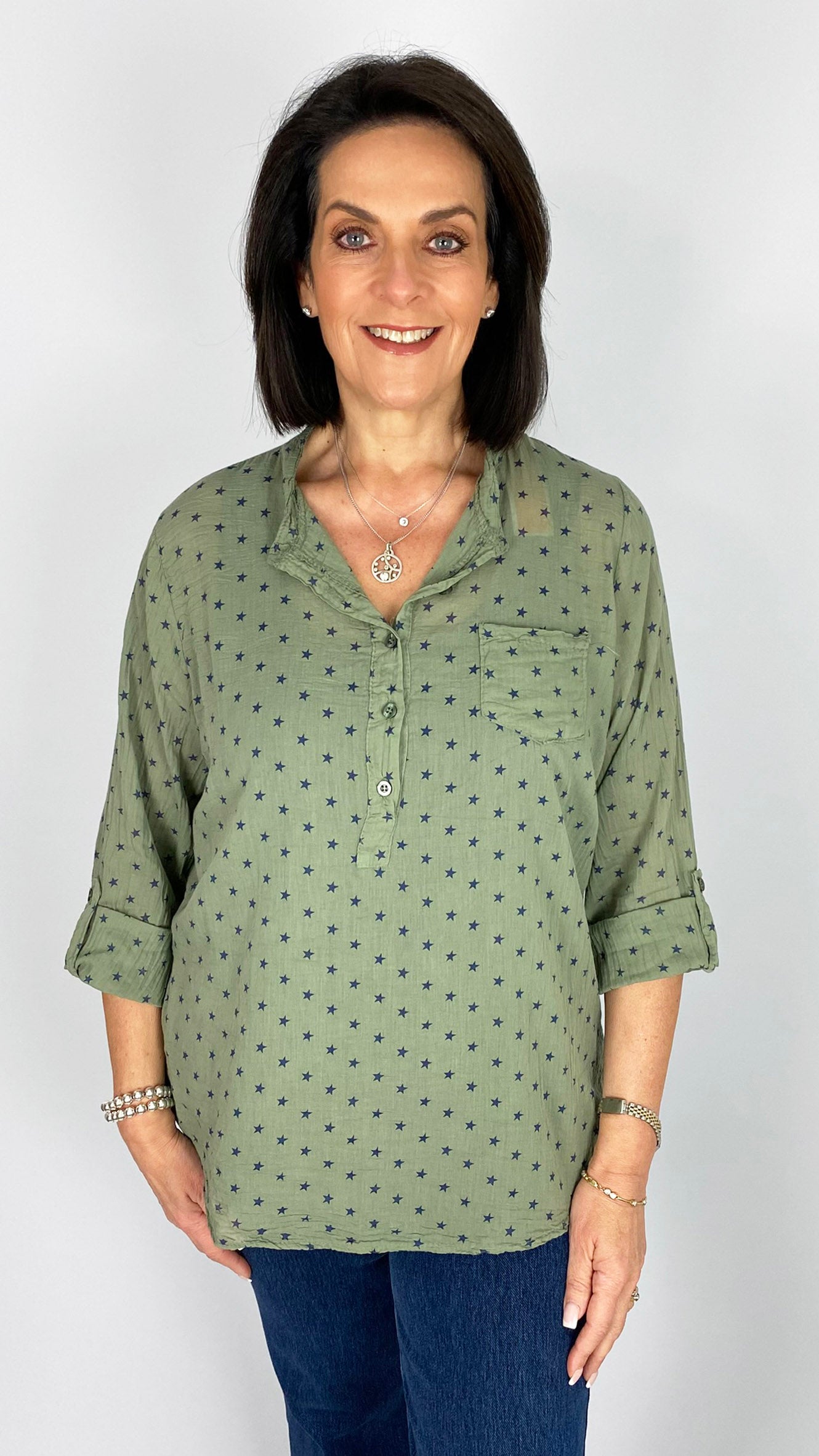 Multi star cotton shirt | 5 Colours