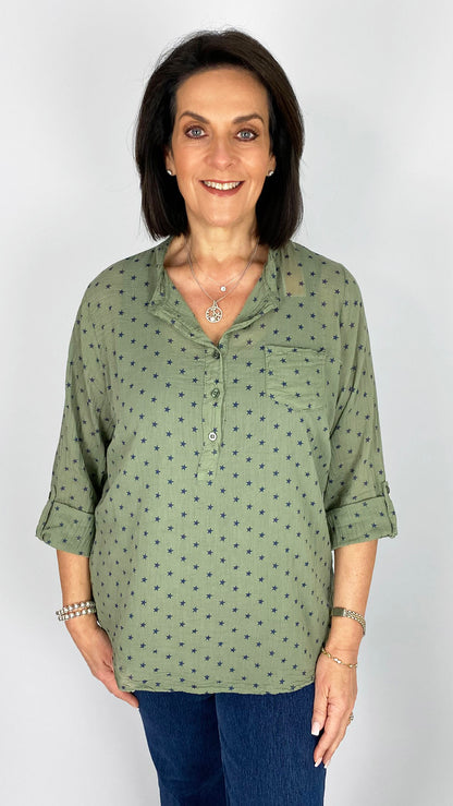 Multi star cotton shirt | 5 Colours