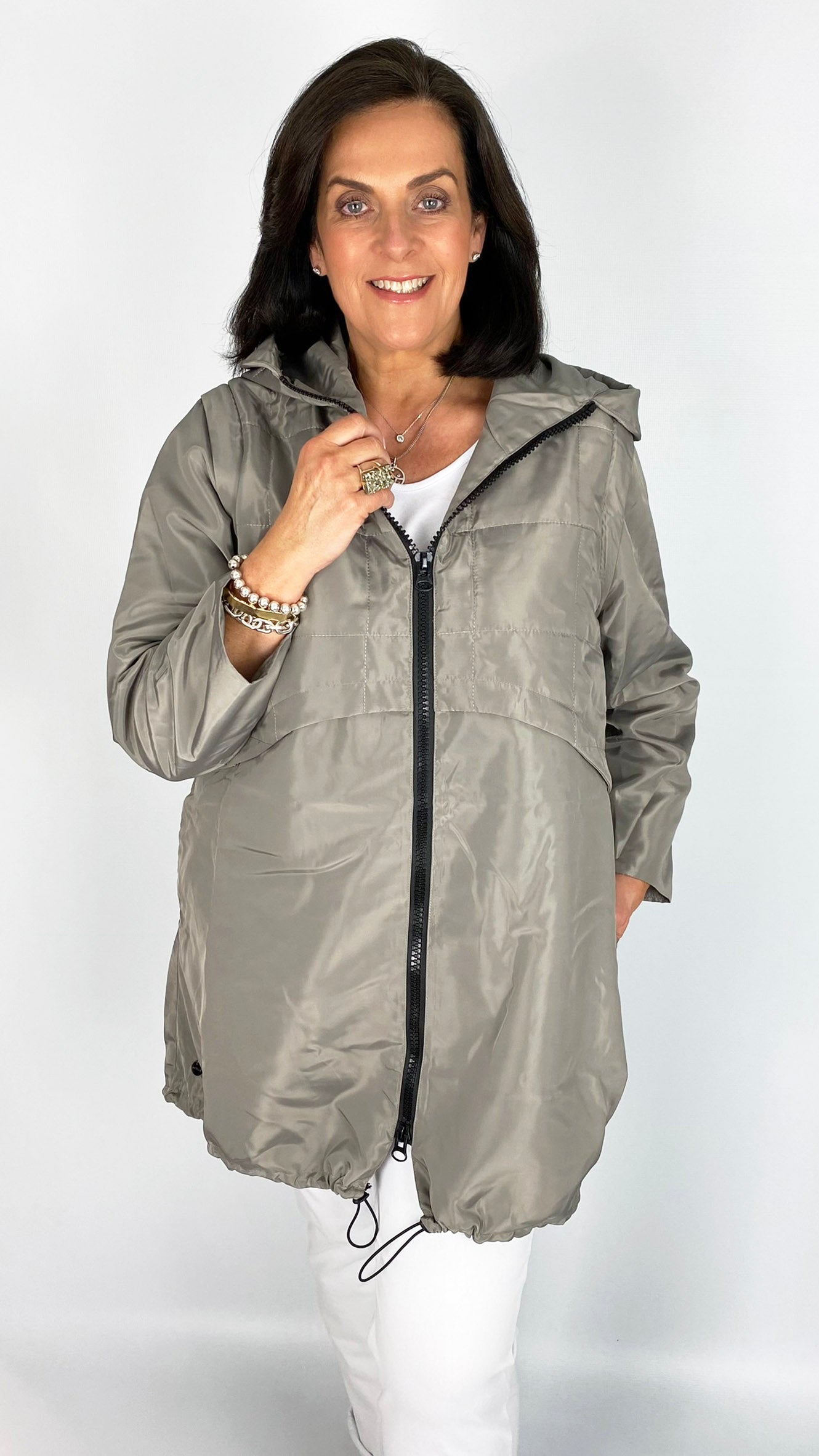 Hooded Jacket with Detachable Sleeves | 2 Colours | by Malissa J | last 1s