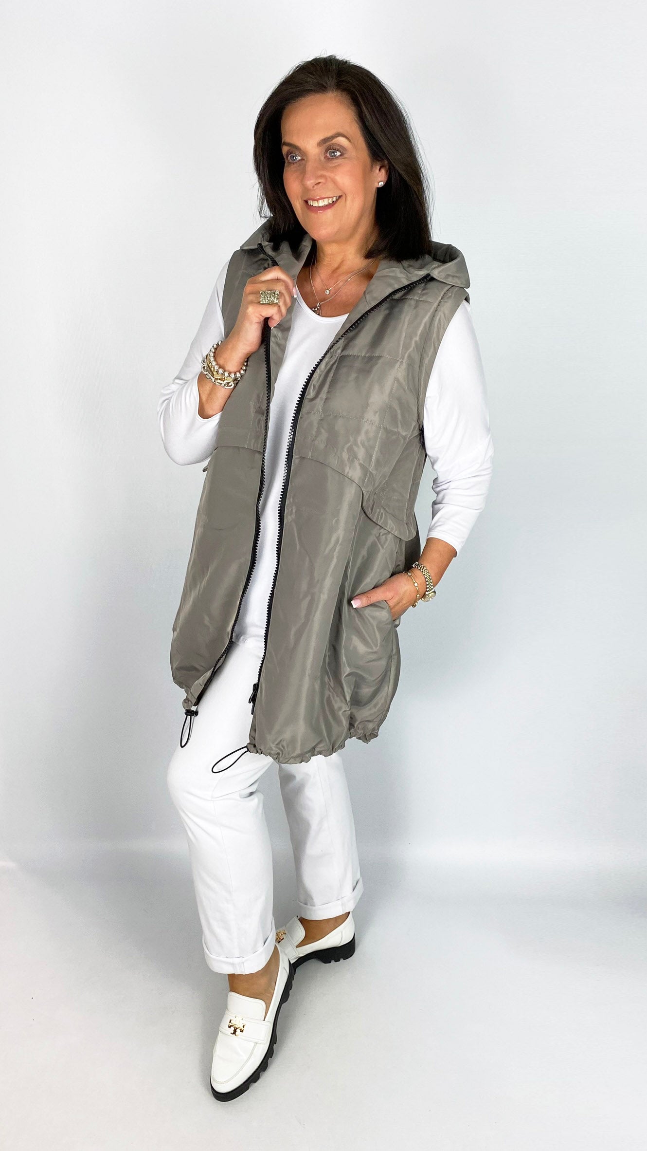 Hooded Jacket with Detachable Sleeves | 2 Colours | by Malissa J | last 1s