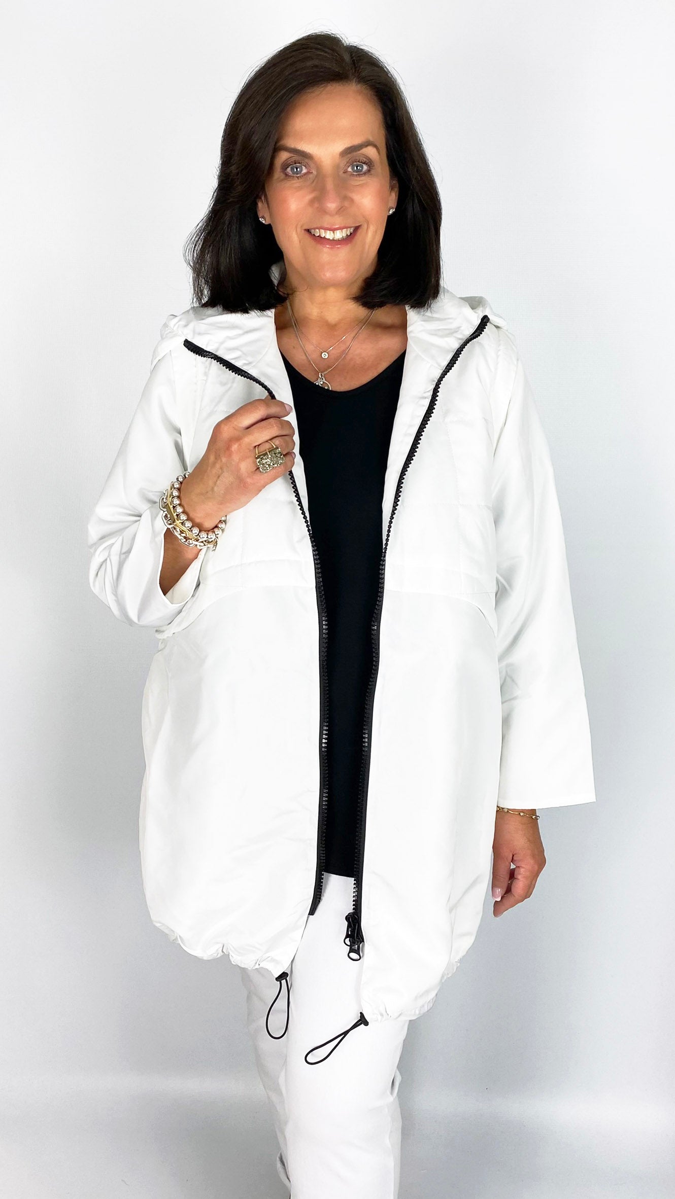 Hooded Jacket with Detachable Sleeves | 2 Colours | by Malissa J | last 1s