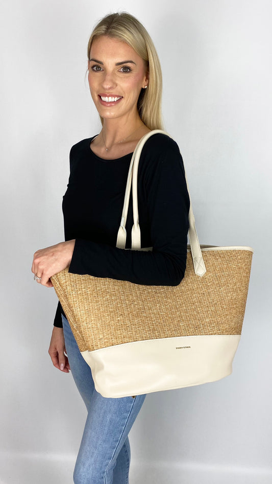 Twin strap large shoulder bag | 2 Colours | by Every Other