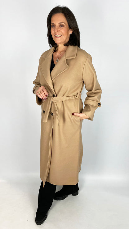 Double breasted longline trench coat | 3 Colours