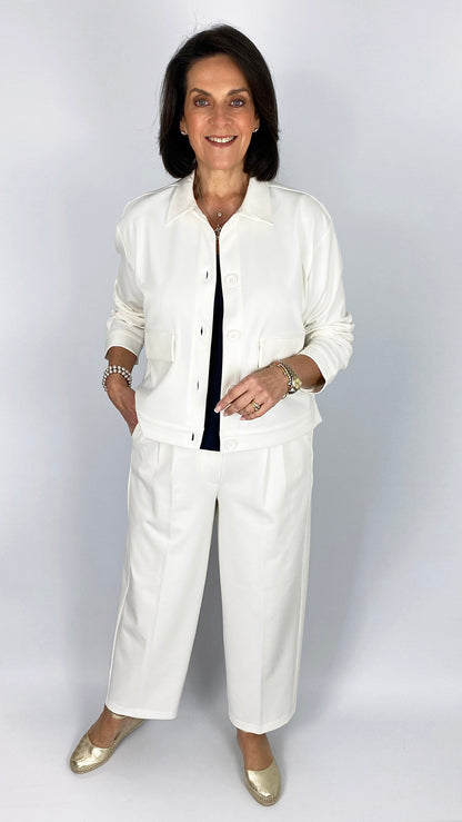 Interlock short jacket | Cream | by Smith & Soul