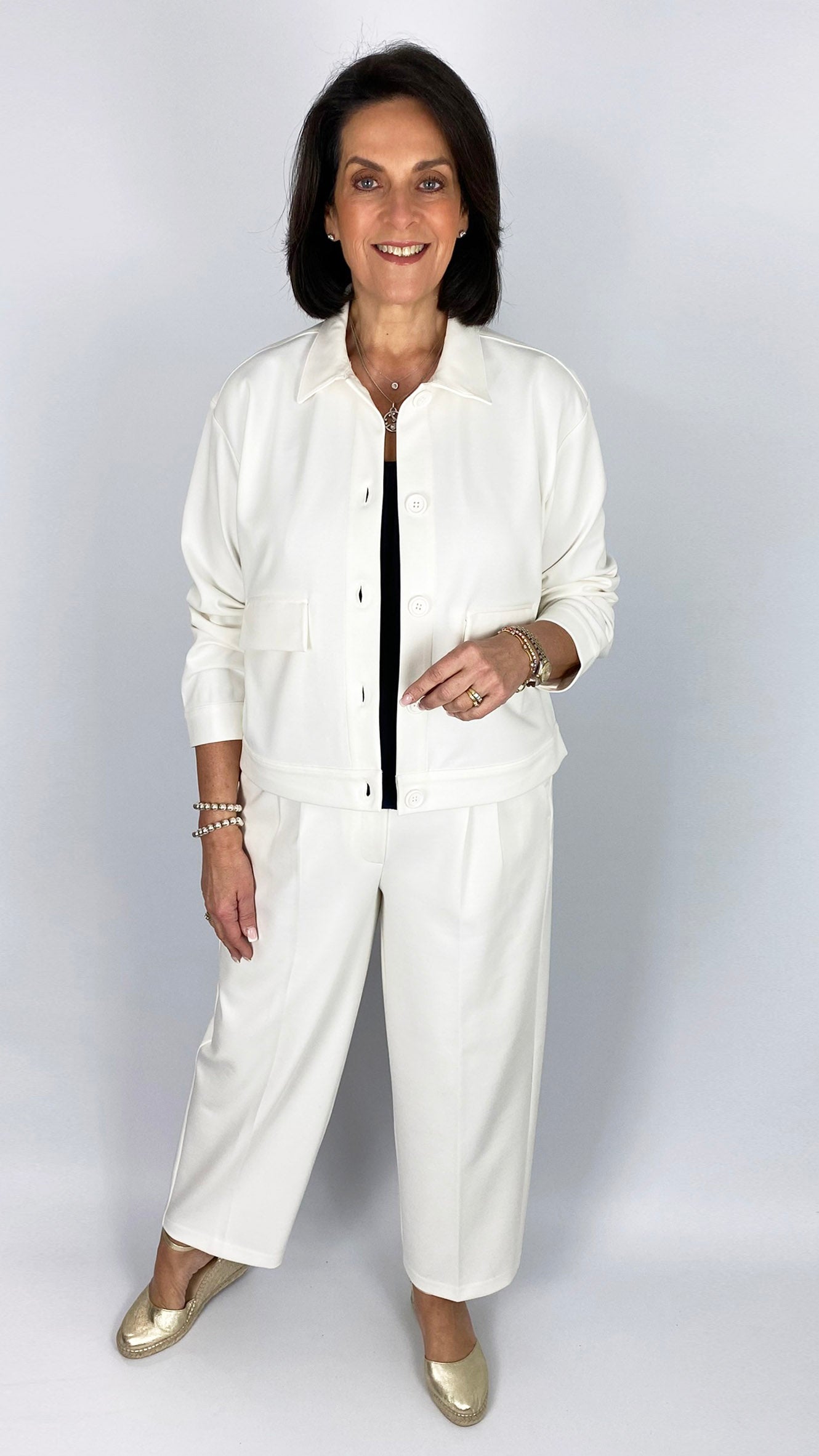 Interlock short jacket | Cream | by Smith & Soul