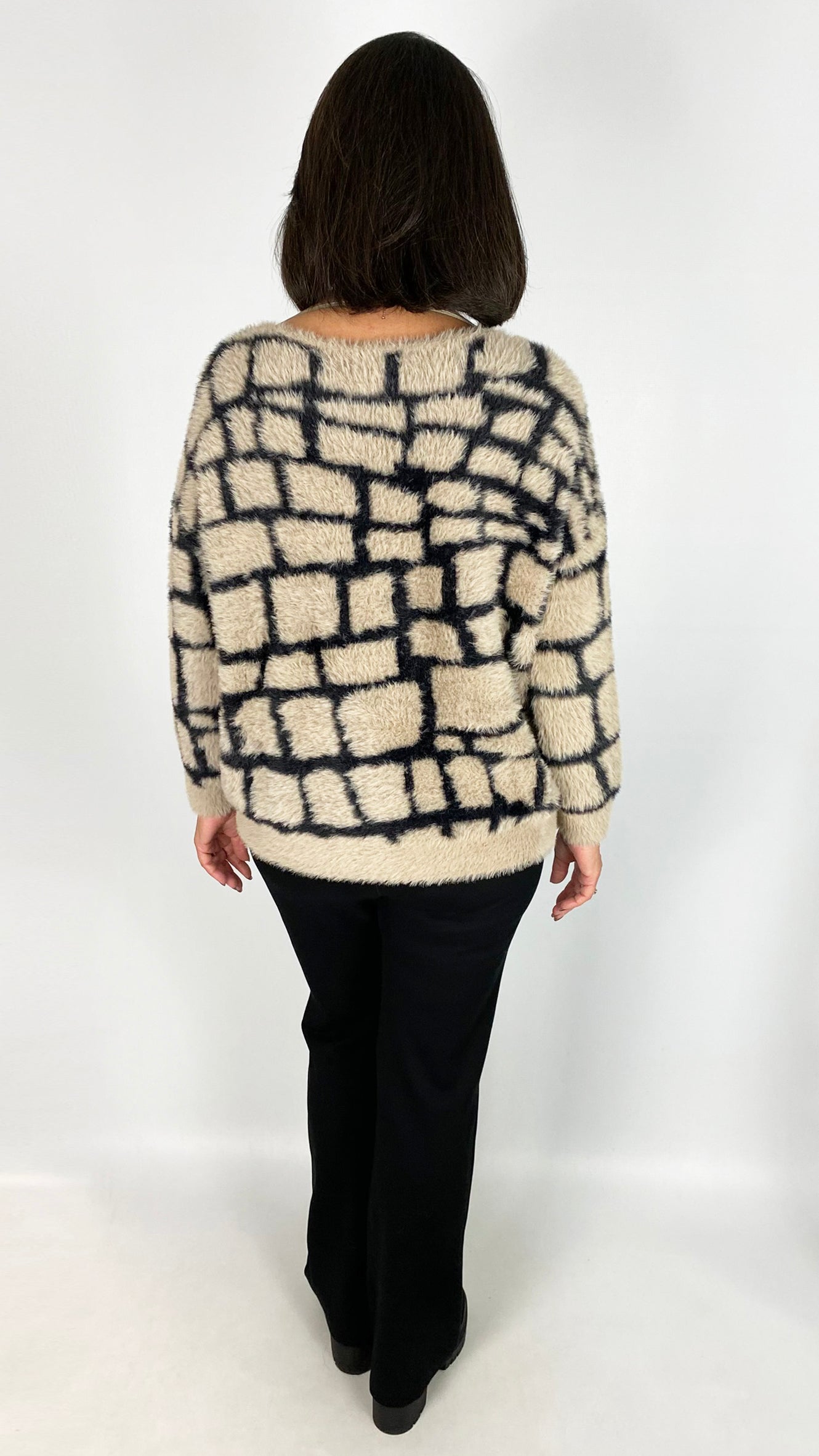 Iris jumper | Stone/Black | by Religion