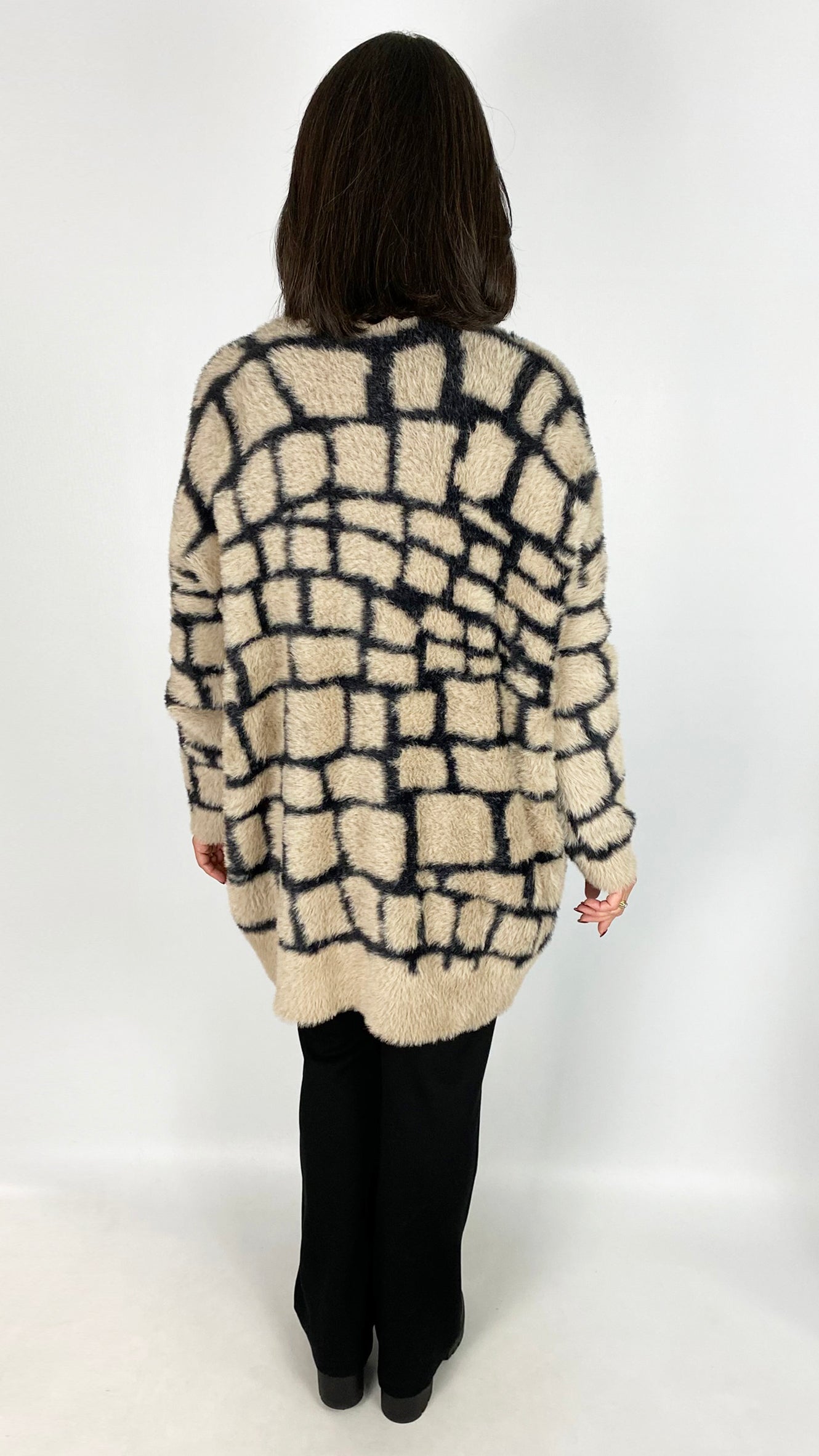 Iris cardigan | Stone/Black | by Religion | last 1