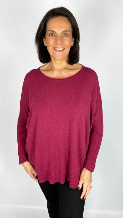 My ribbed sleeve feature-seam jumper | 6 Colours | new! AW25 colours
