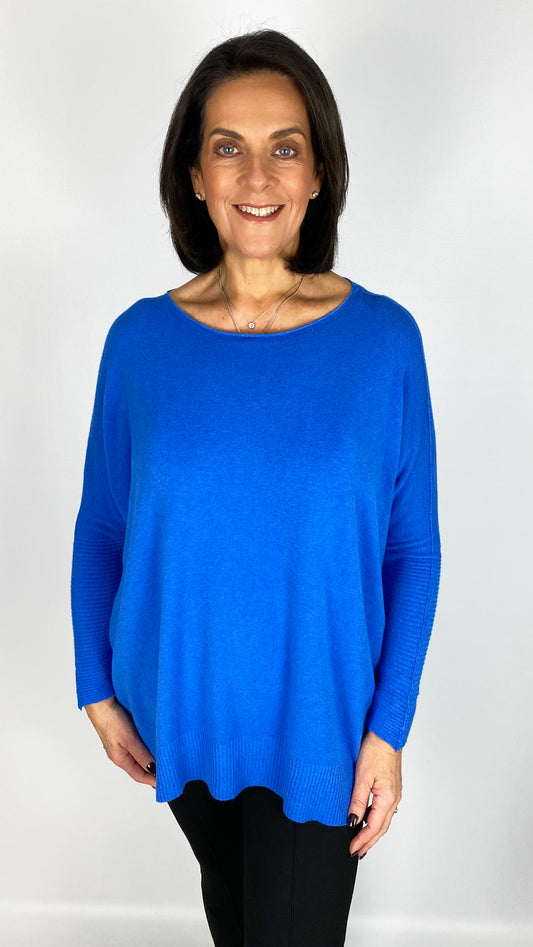 My ribbed sleeve feature-seam jumper | 6 Colours | new! AW25 colours
