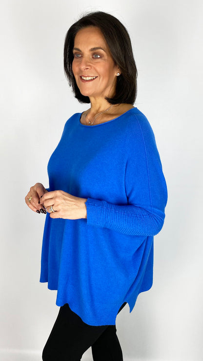 My ribbed sleeve feature-seam jumper | 6 Colours | new! AW25 colours