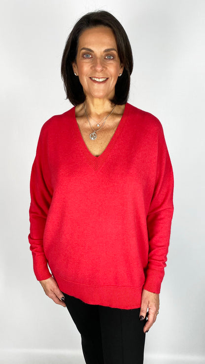 My ribbed edged v-neck jumper | 10 Colours | limited!