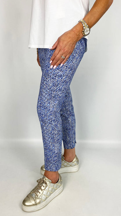 Pull-on Ankle Grazer Pants | 2 Prints | by Pinns | NEW SS25