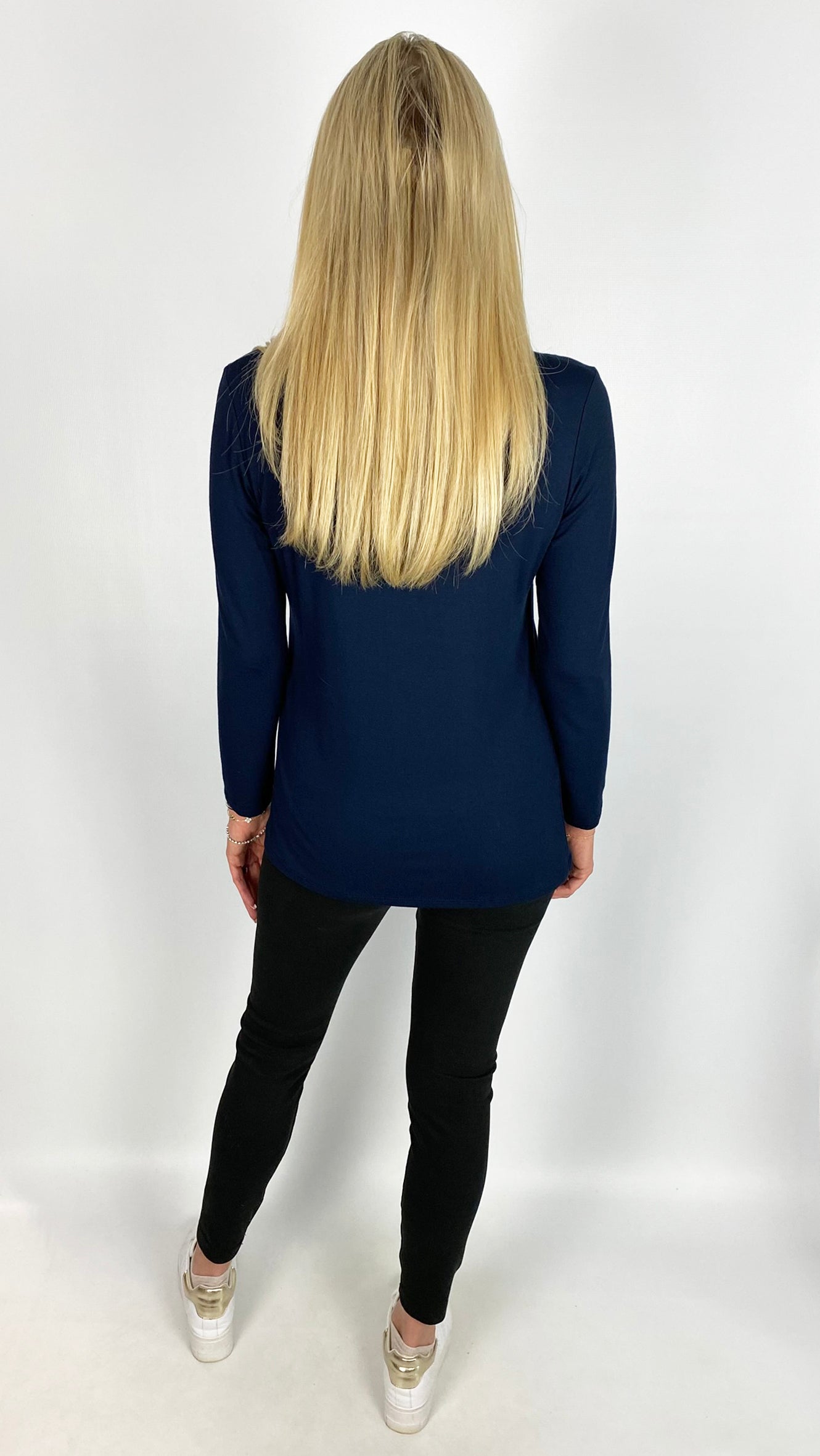 Essential long sleeve slim-fit jersey top | 6 Colours