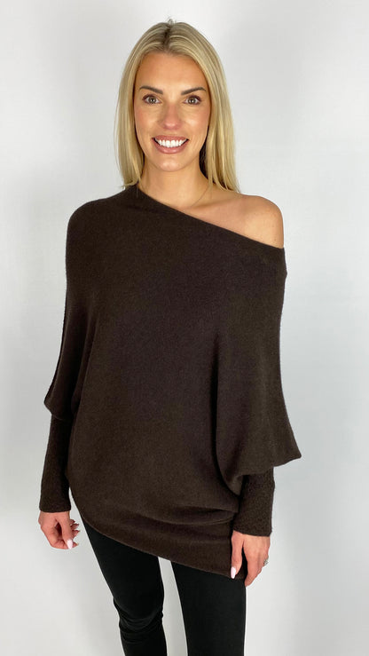 My soft asymmetric on/off the shoulder jumper | 3 Colours | back in!