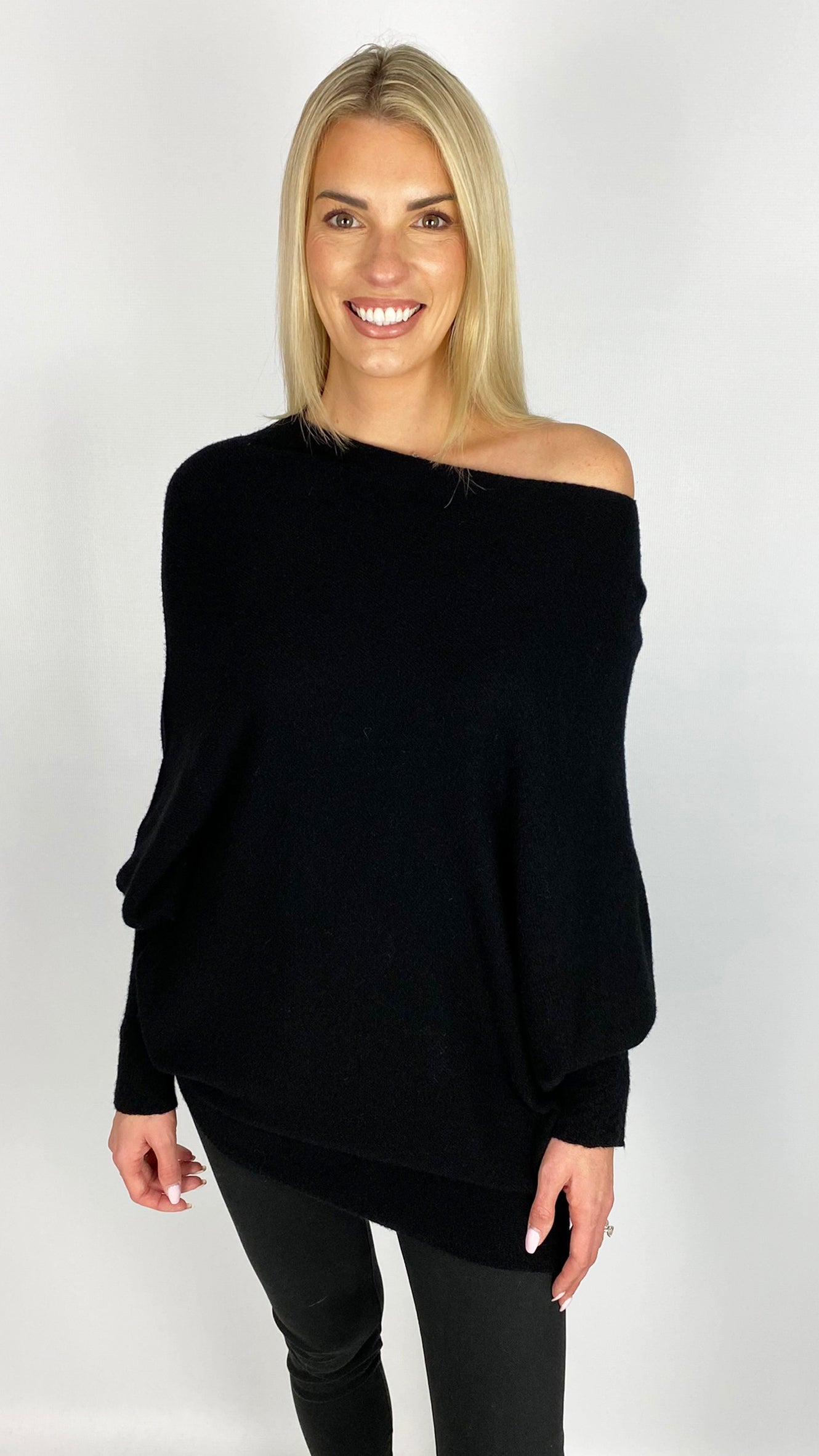 My soft asymmetric on/off the shoulder jumper | 3 Colours | back in!