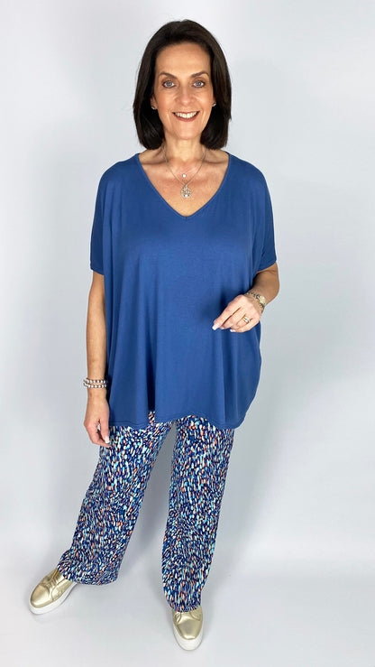 Crease free print palazzo pant | 2 Colours | last 1