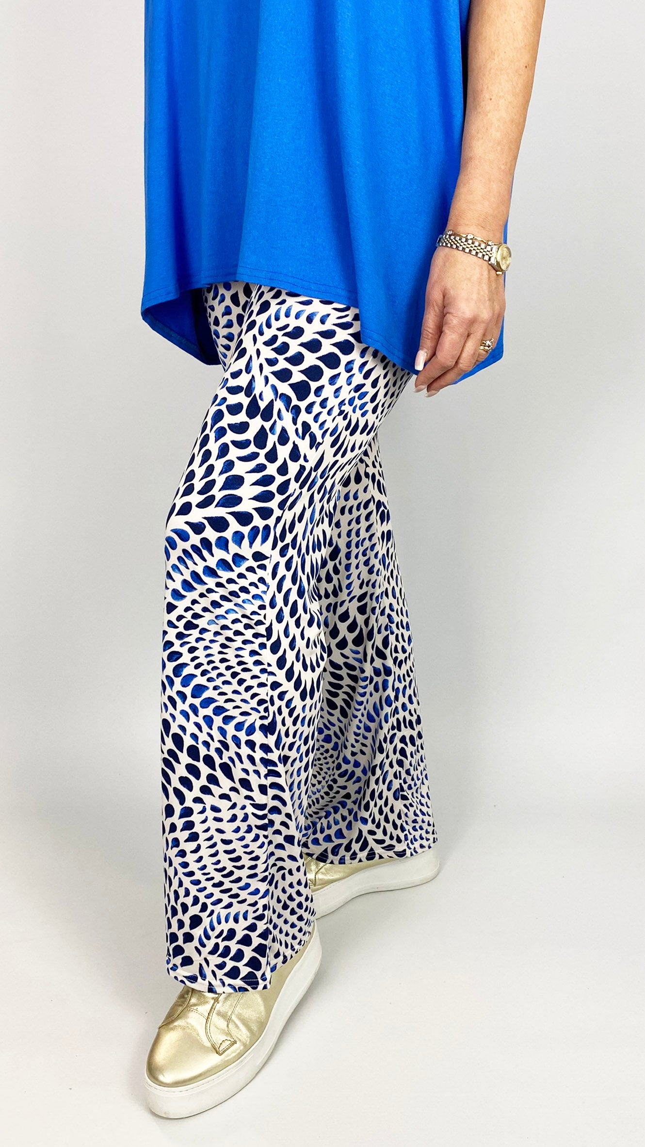 Crease free print palazzo pant | 2 Colours | last 1