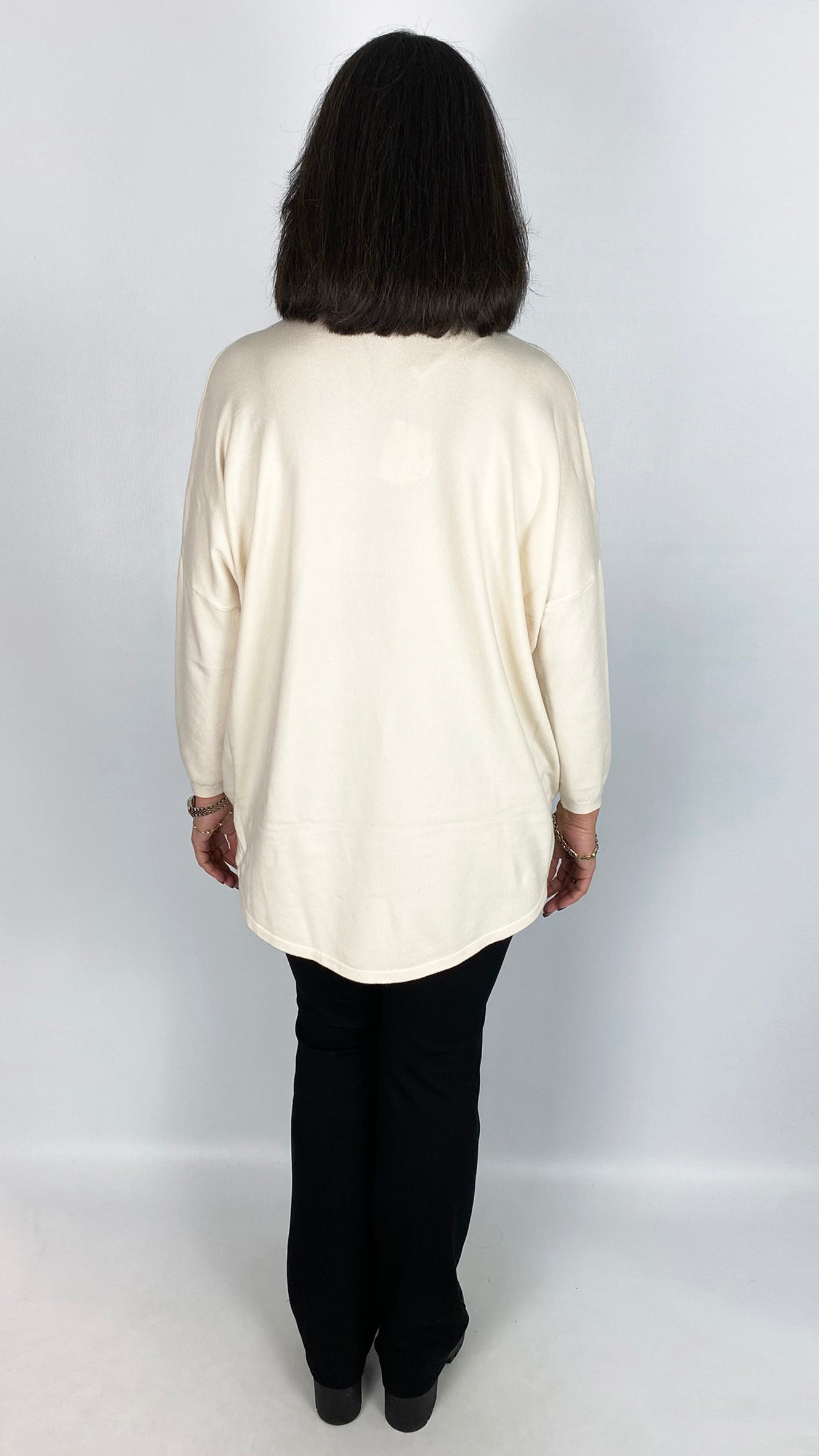 Diamante embellished flower jumper | 2 Colours