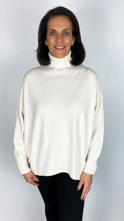 My ribbed rollneck jumper | 4 Colours