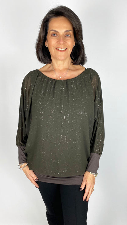 Sparkle chiffon magic top | 4 Colours
