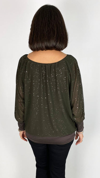 Sparkle chiffon magic top | 4 Colours