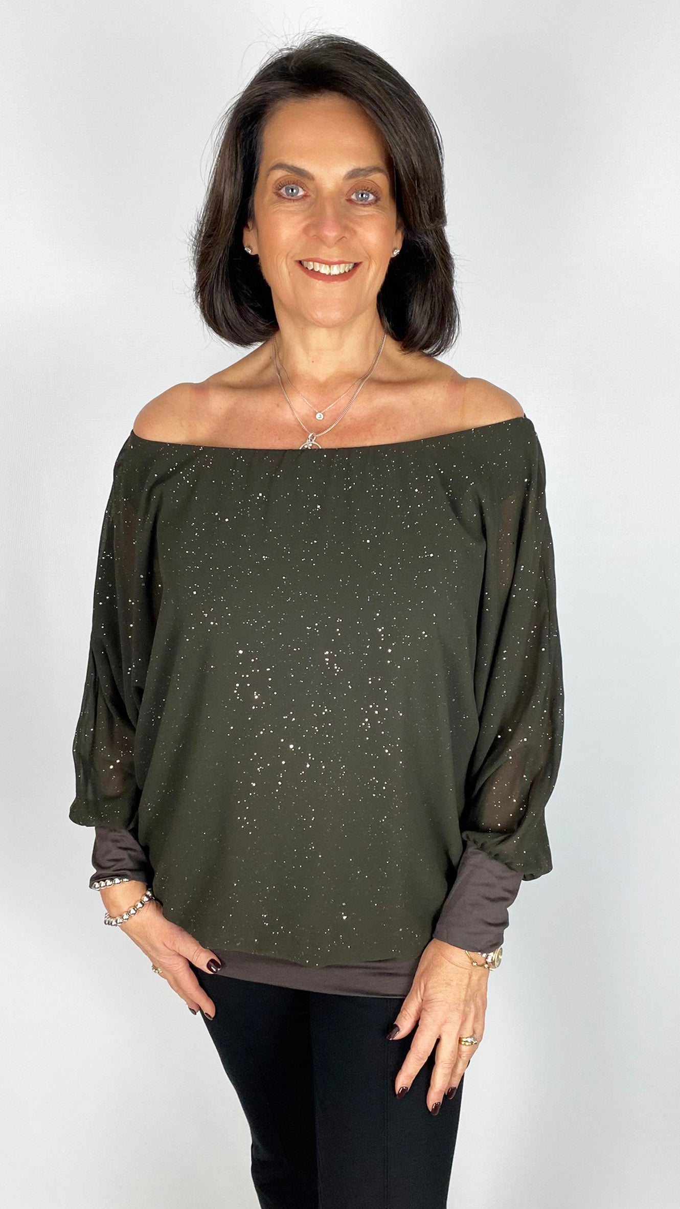 Sparkle chiffon magic top | 4 Colours