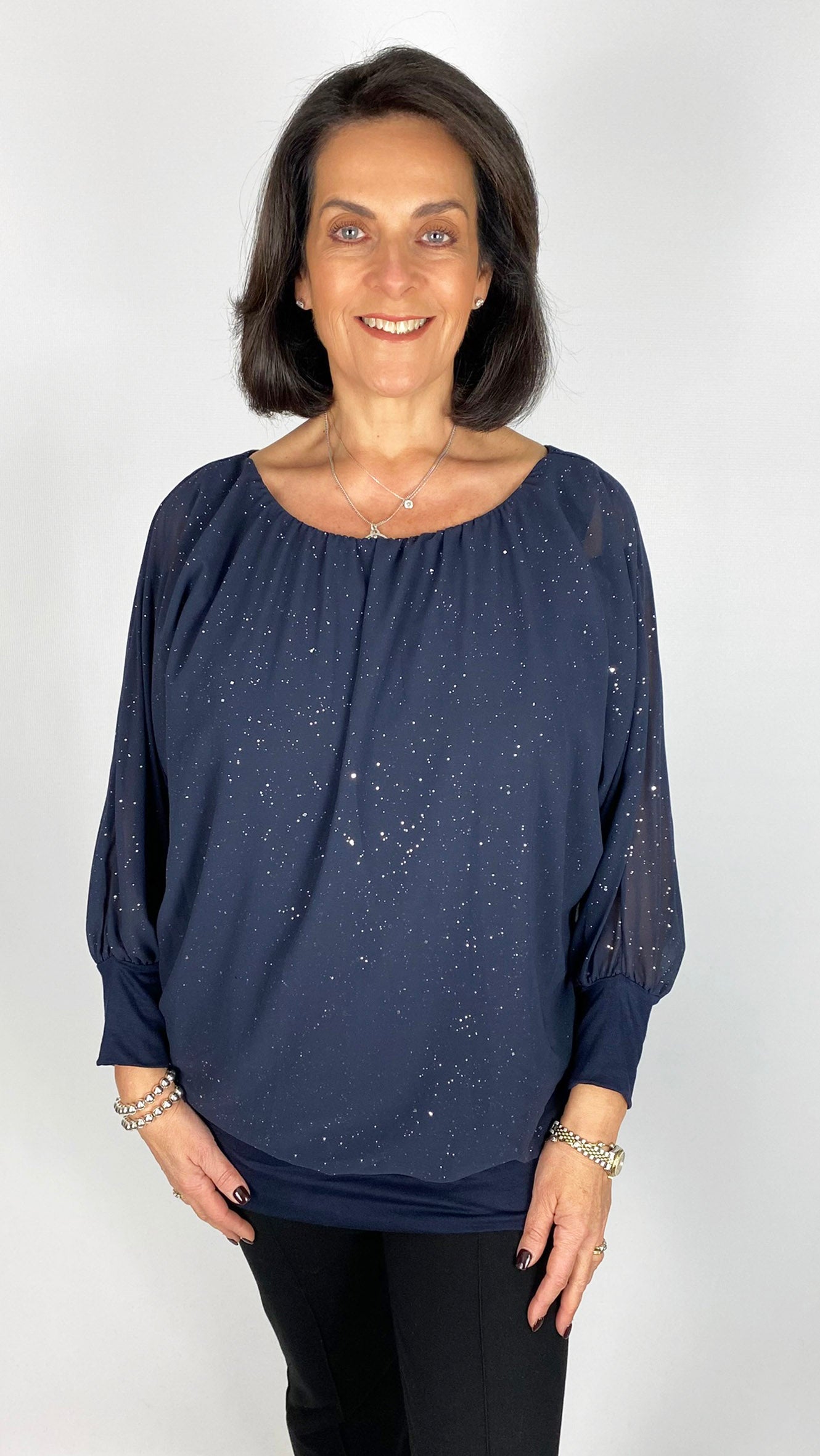 Sparkle chiffon magic top | 4 Colours