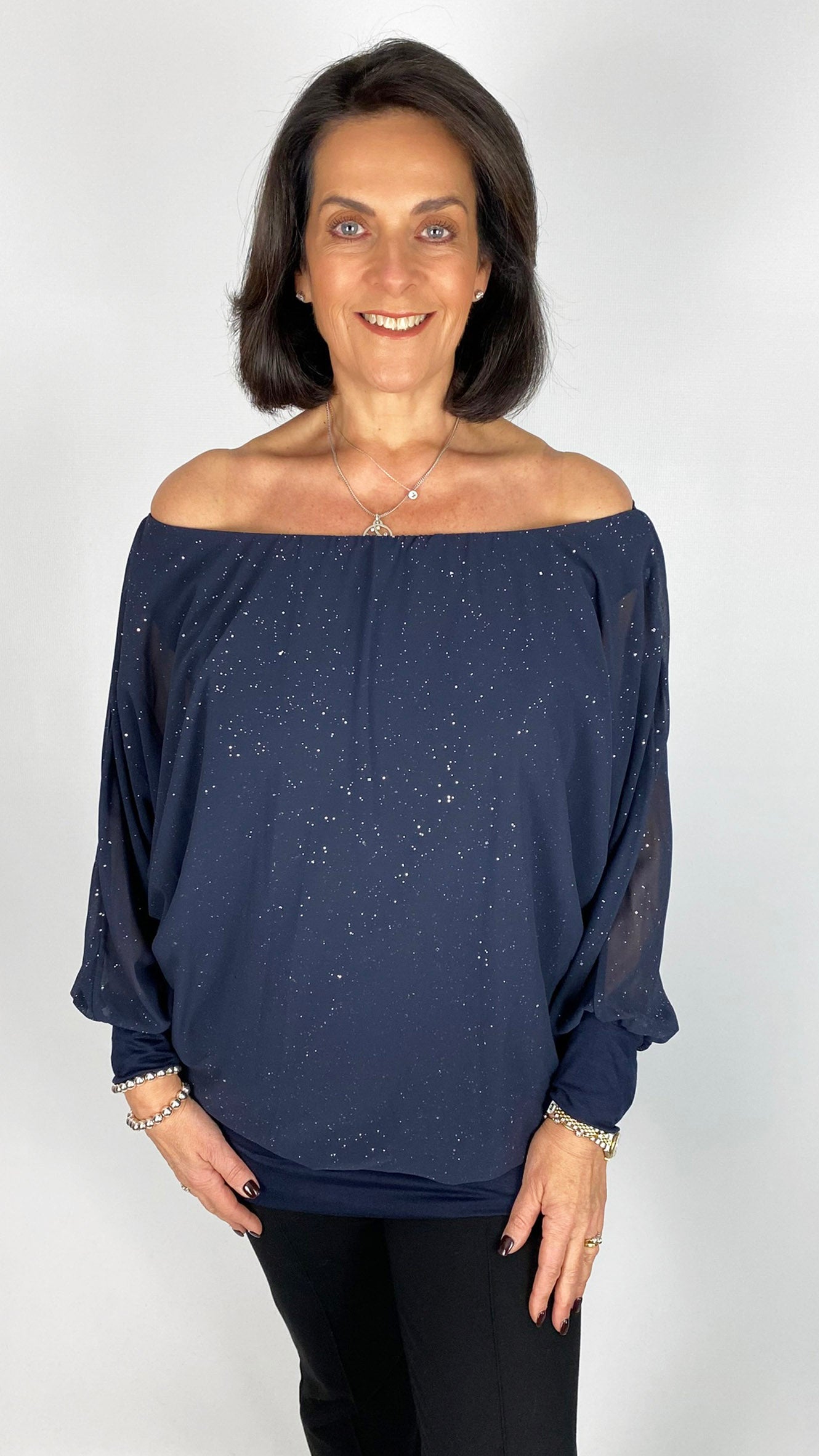 Sparkle chiffon magic top | 4 Colours