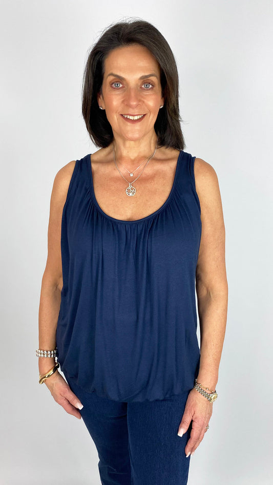 Gathered sleeveless top | 9 Colours
