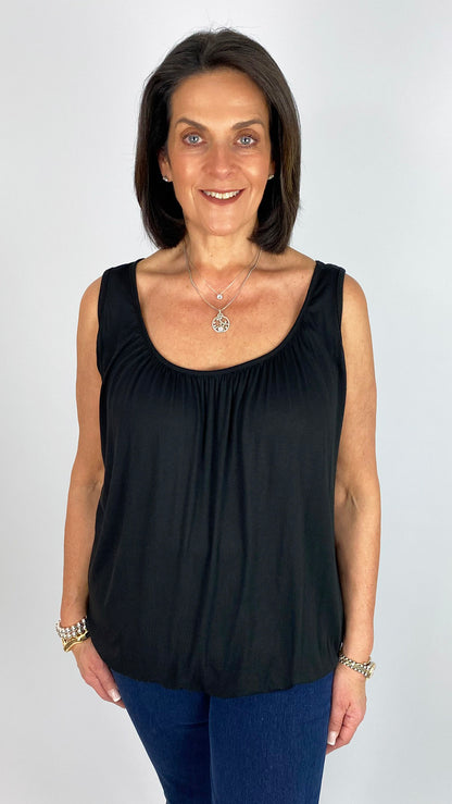 Gathered sleeveless top | 9 Colours