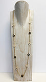 Multi clover long necklace (2 Colours)