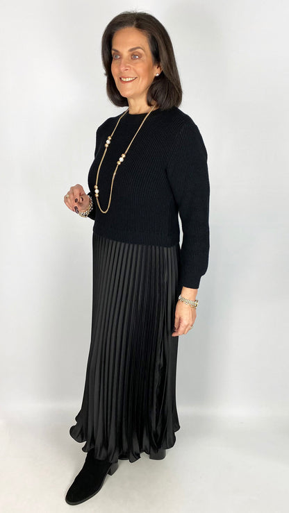 Pleated skirt jumper dress  | 2 Colours